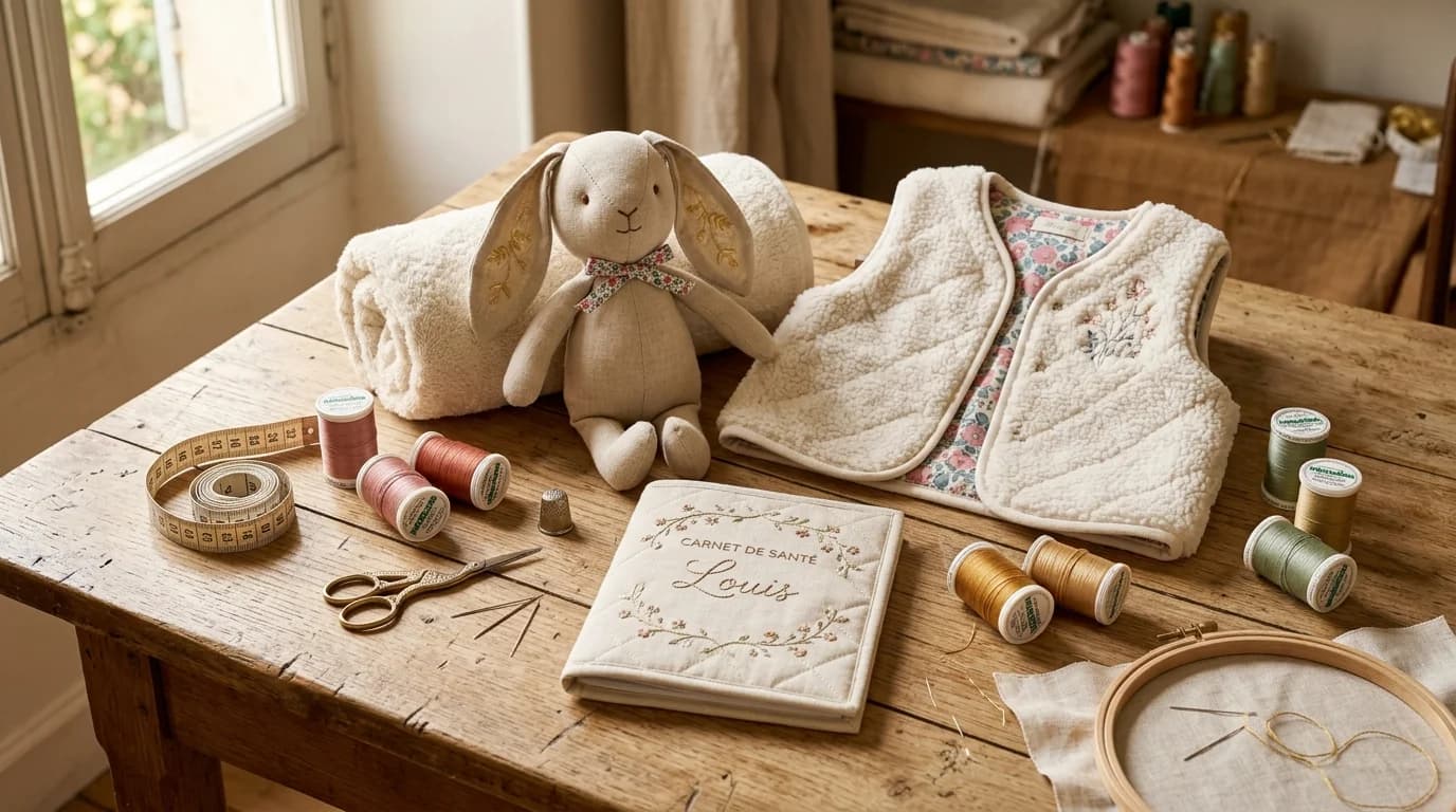 Atelier d'artisanat textile et broderie haut de gamme By Sandrine Couture en Normandie