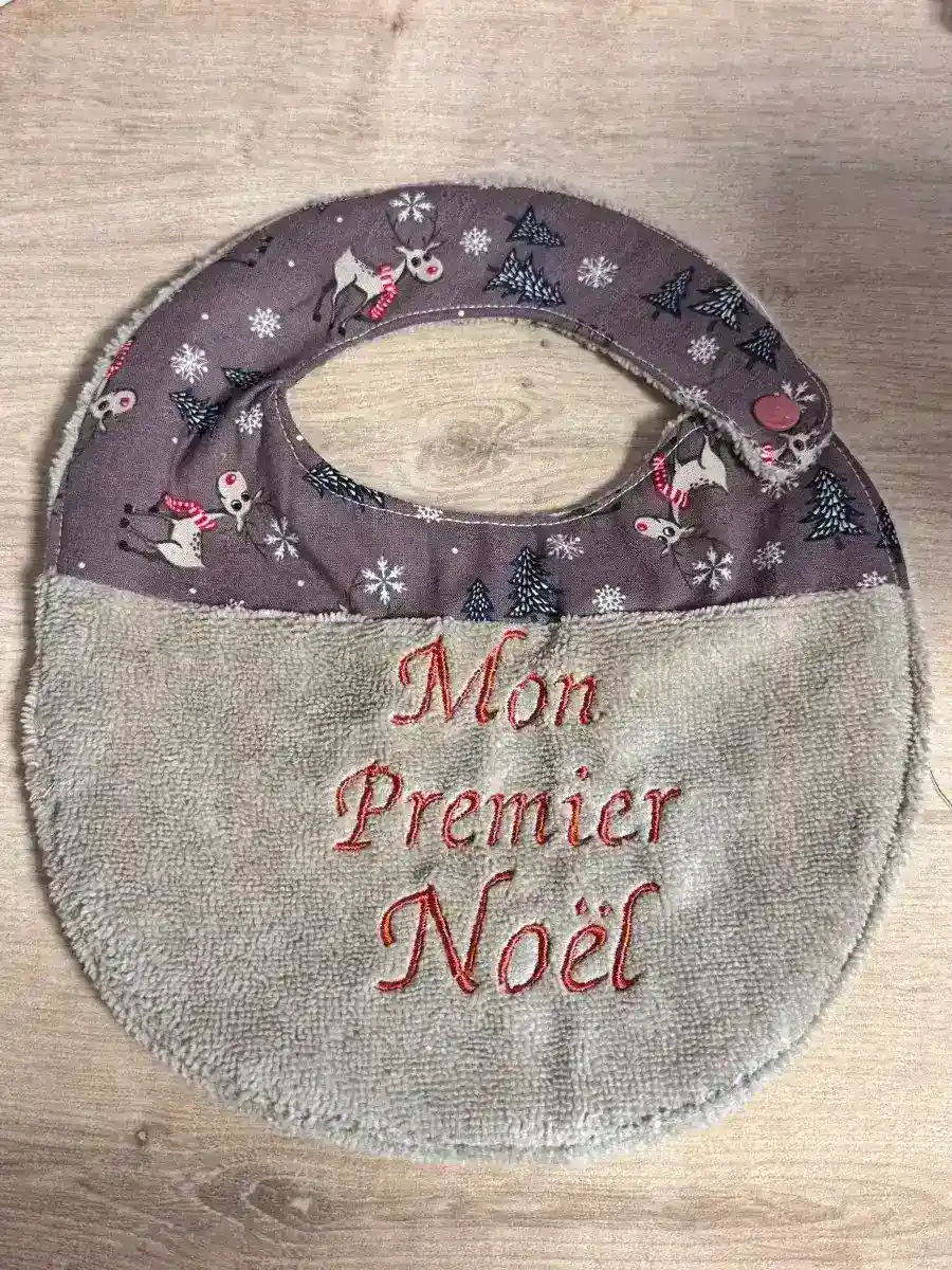 Bavoir personnalisé bébé