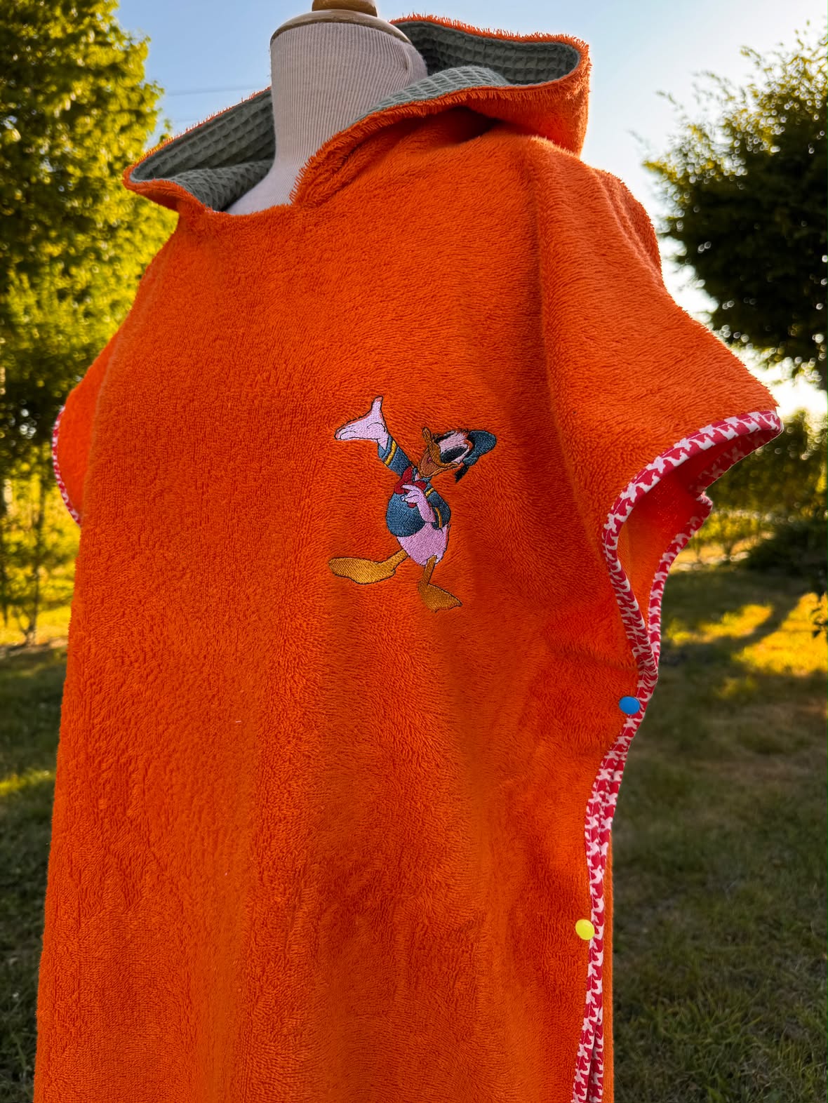 Poncho de Bain Enfant Donald Duck Orange